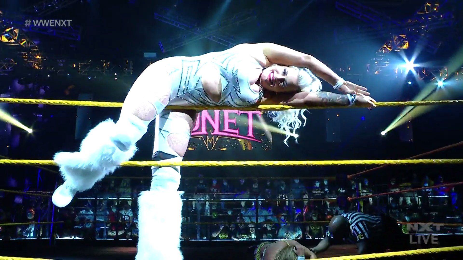 NXT Superstar Frankie Monet (formerly known as Taya Valkyrie) on the June 22, 2021 edition of NXT
