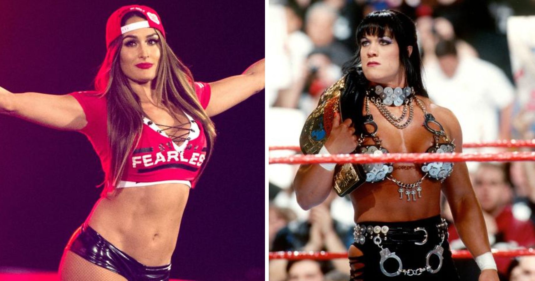 WWE Hall of Famers Nikki Bella and Chyna