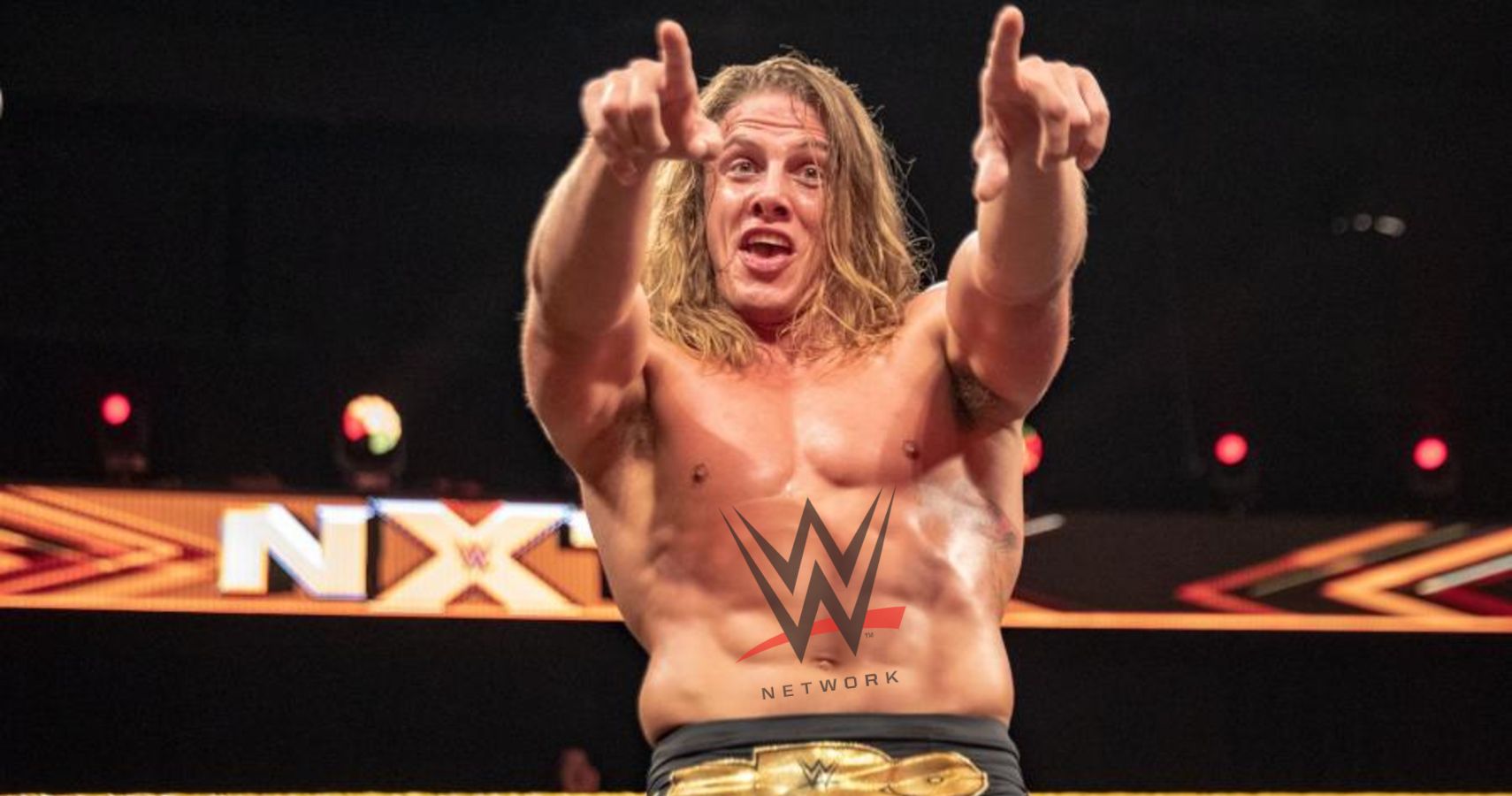 WWE Raw Superstar Riddle (aka Matt Riddle) during his NXT days