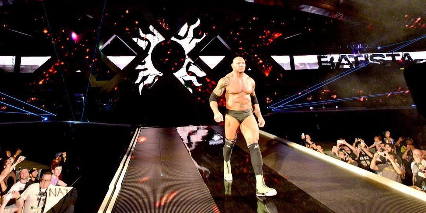 Batista Enters WrestleMania XXX