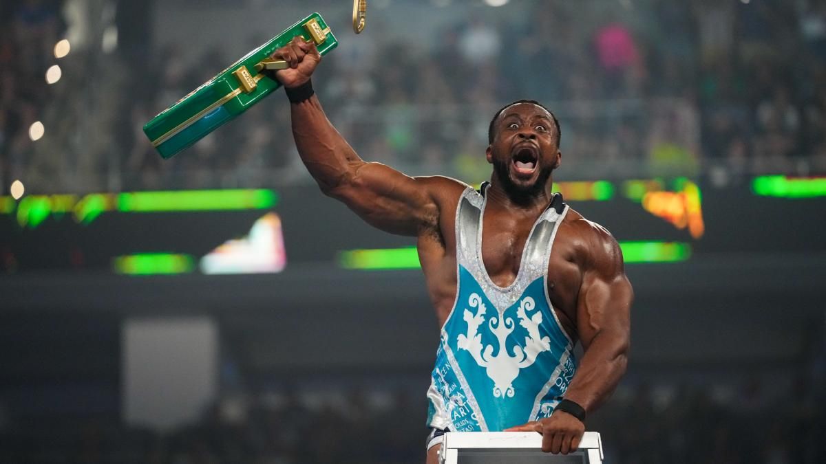 Big E after winning men's Money in the Bank