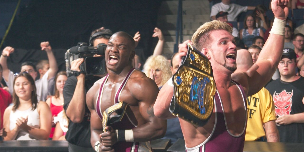 Charlie Haas and Shelton Benjamin as Tag Team Champions 