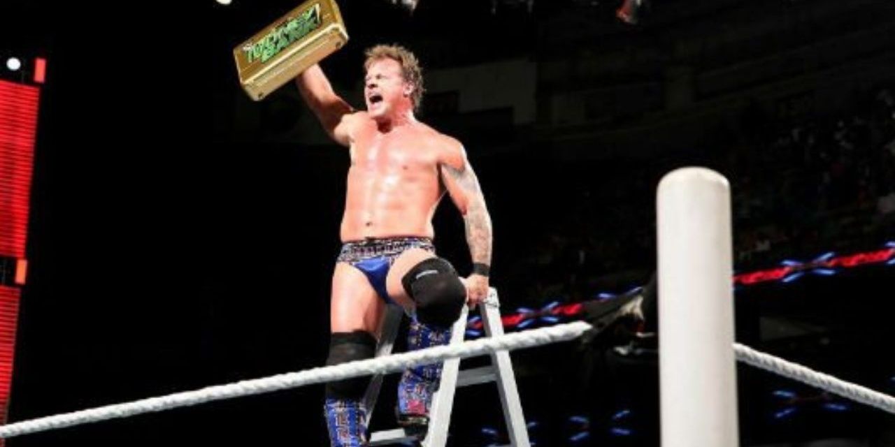 Chris Jericho holding Money in the Bank