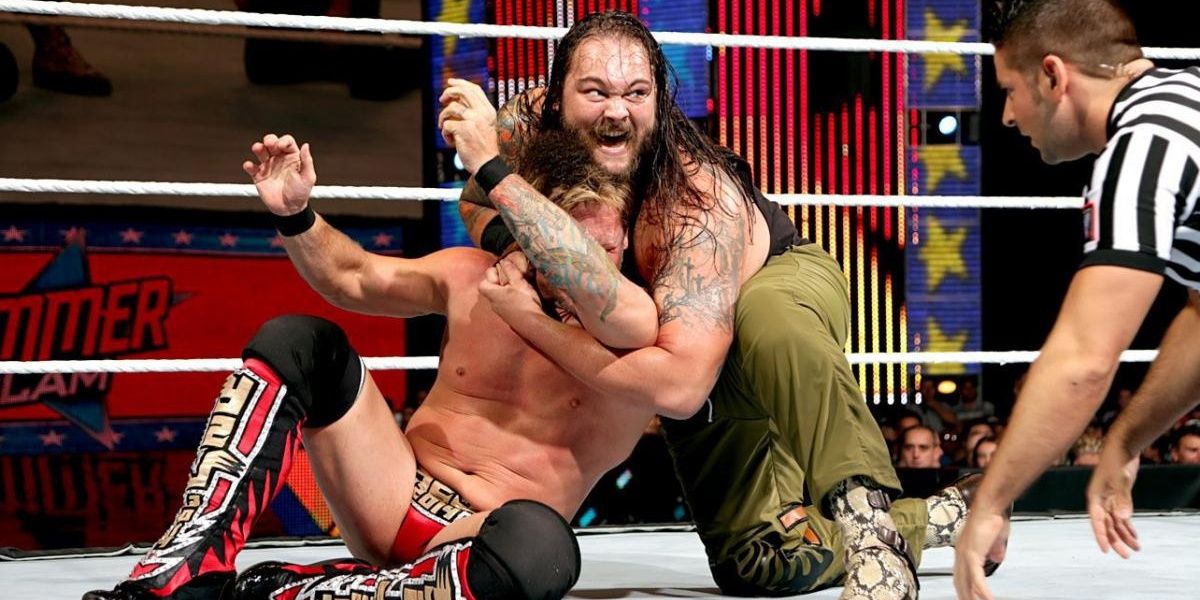 Chris Jericho wrestling BrayWyatt 