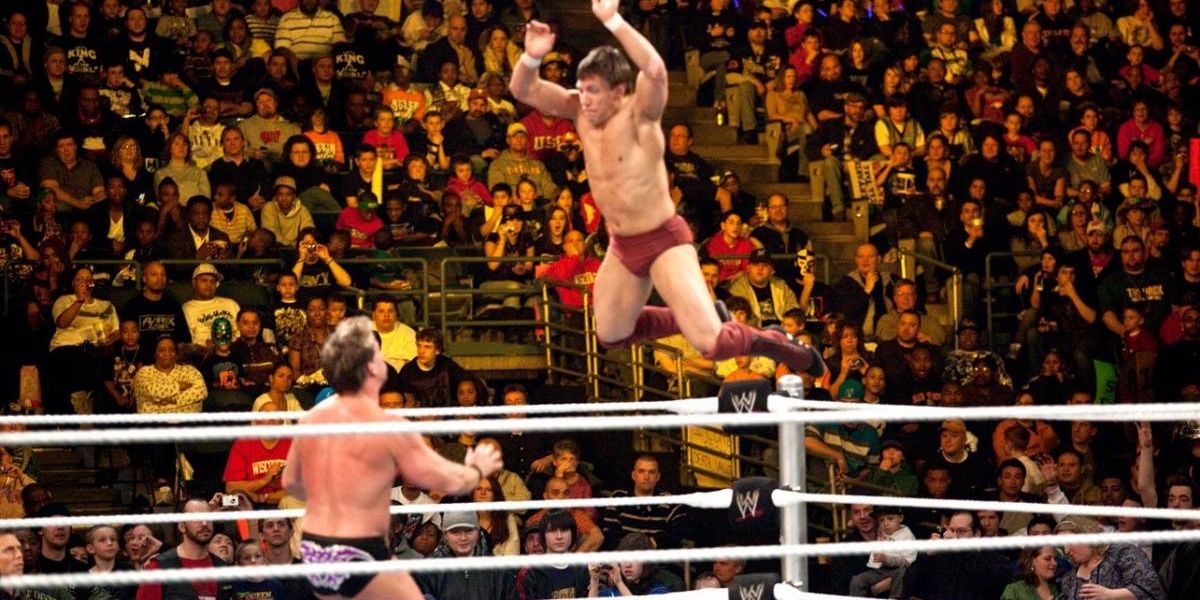 Chris Jericho wrestling Daniel Bryan in NXT