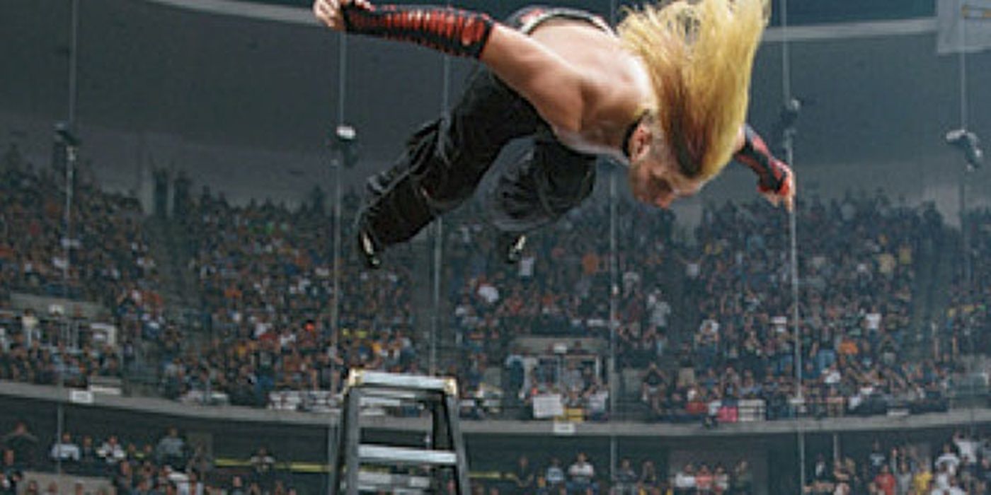 Jeff Hardy Leaps Off Ladder