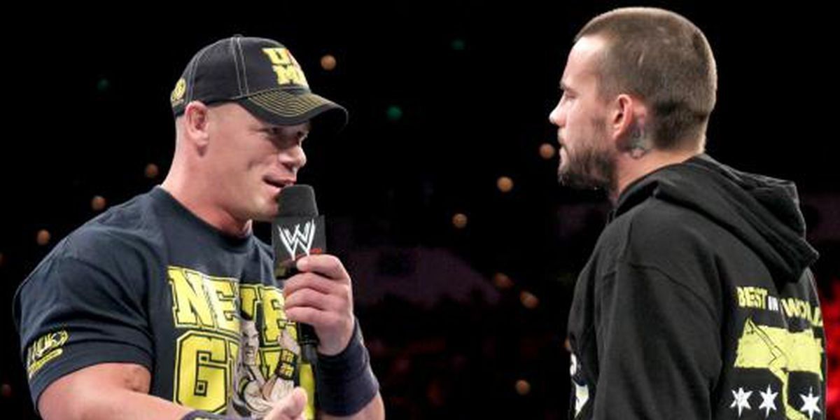 John Cena cuts a promo on CM Punk 