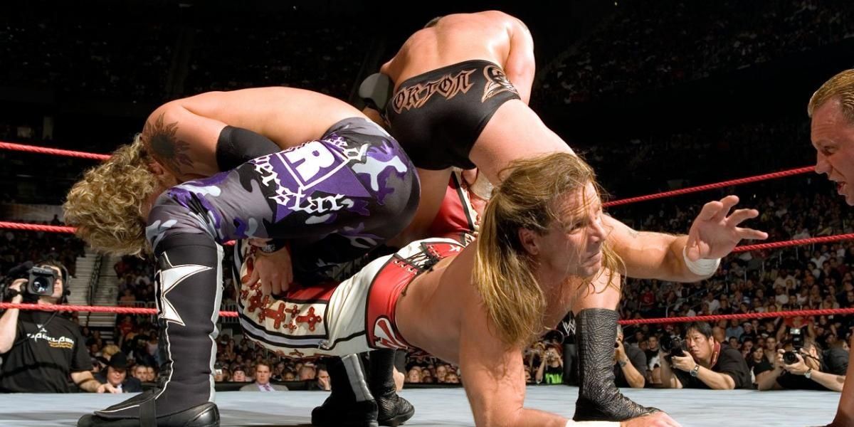 Cena v Orton v Michaels v Edge Backlash 2007