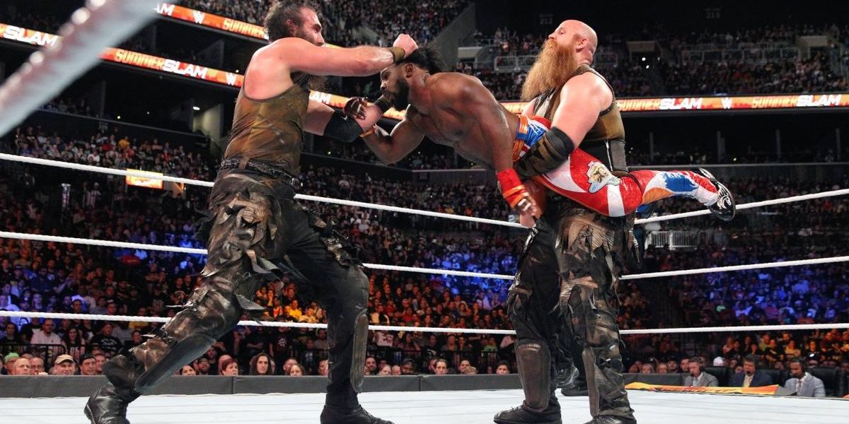  The New Day (c) vs. The Bludgeon Brothers 