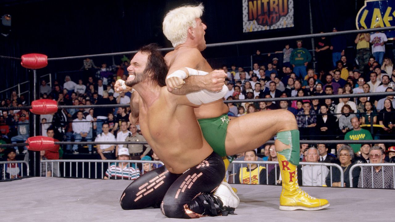 Ric Flair vs Randy Savage on Nitro