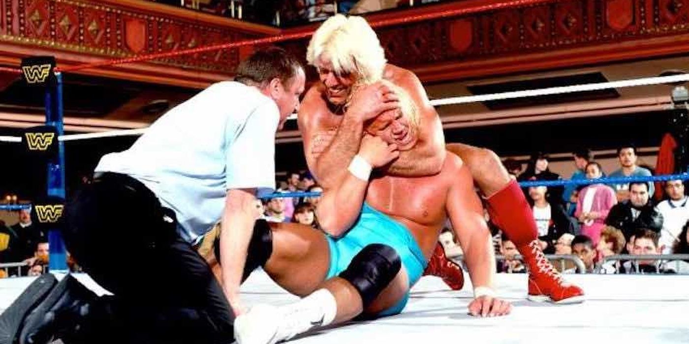 Ric Flair Vs Mr Perfect Monday Night Raw