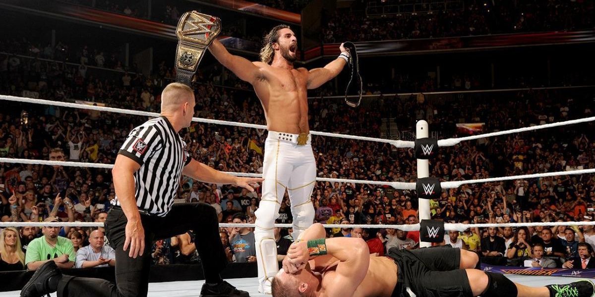 Rollins v Cena SummerSlam 2015