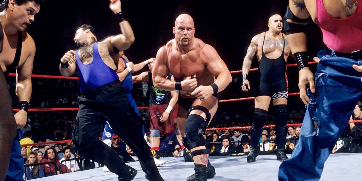 Steve Austin in the Royal Rumble 1998