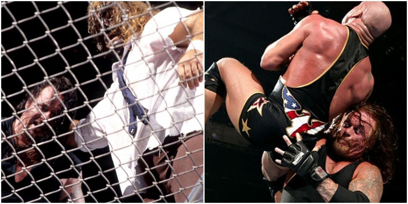 Undertaker vs Mankind, 'Taker vs Kurt Angle