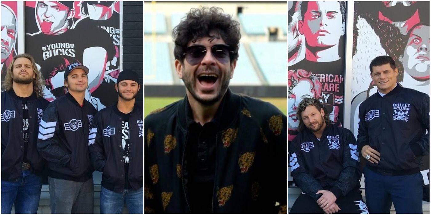 Tony Khan and the Being The Elite crew