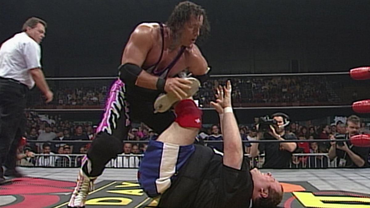 WILL SASSO AND BRET HART IN WCW