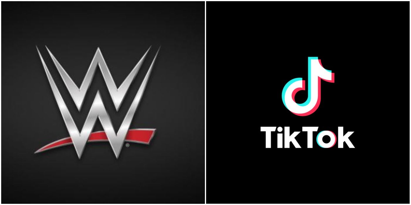 WWE & TikTok logos