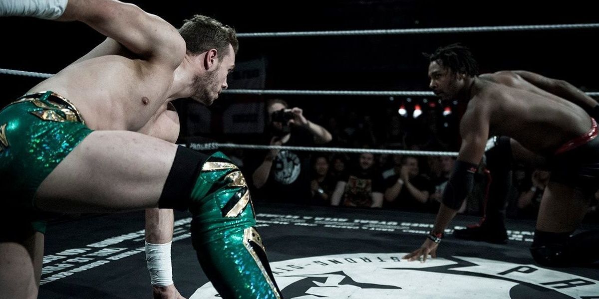 Will Ospreay facing off with Shane Strickland 
