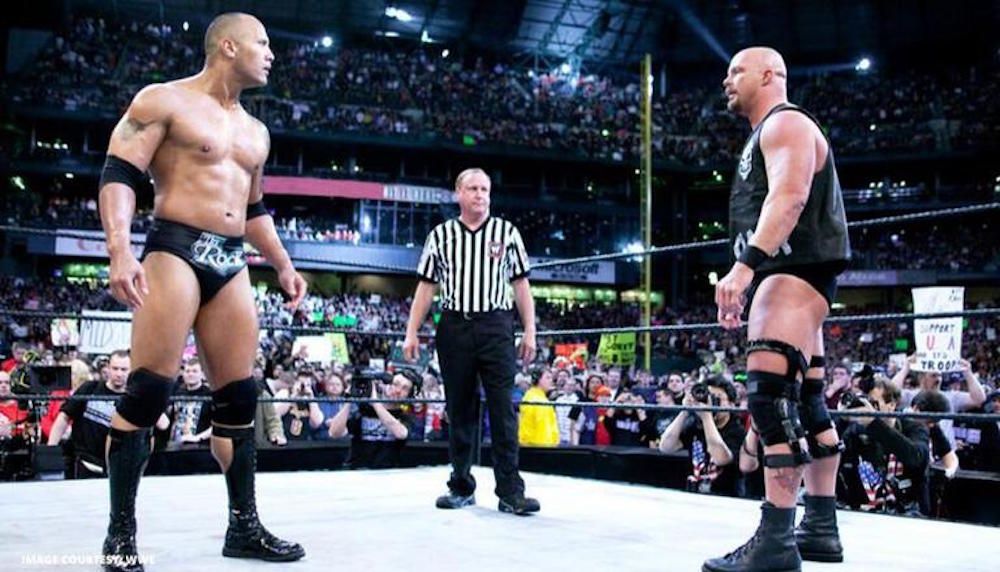 The Rock vs. Steve Austin at WrestleMania 19