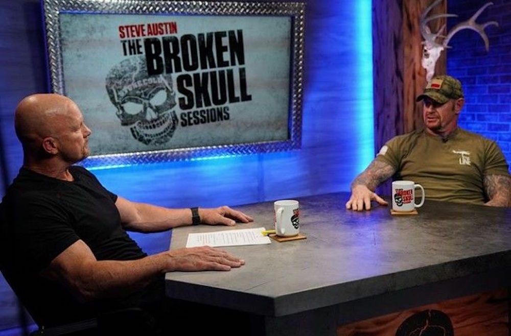 Steve Austin interviews The Undertaker on his podcast