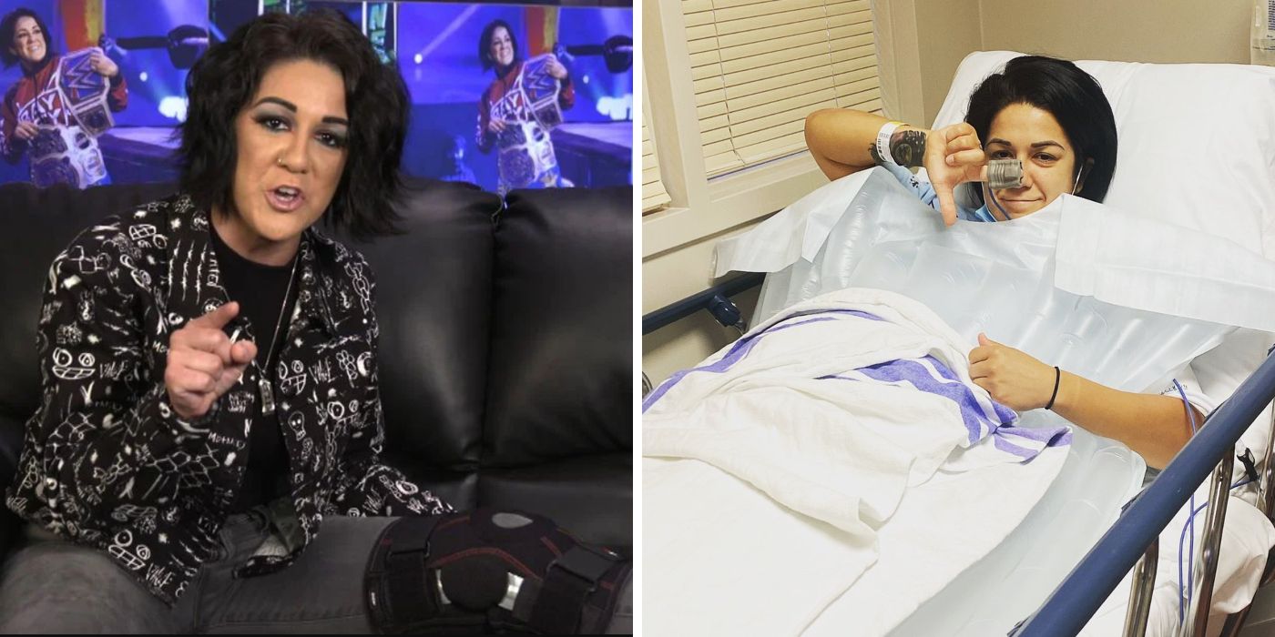 WWE Superstar Bayley recovers from surgery on her injured knee