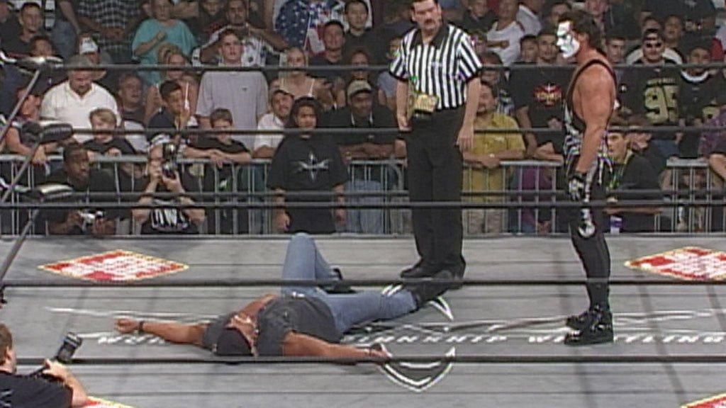 Sting vs. Hulk Hogan at Halloween Havoc ‘99