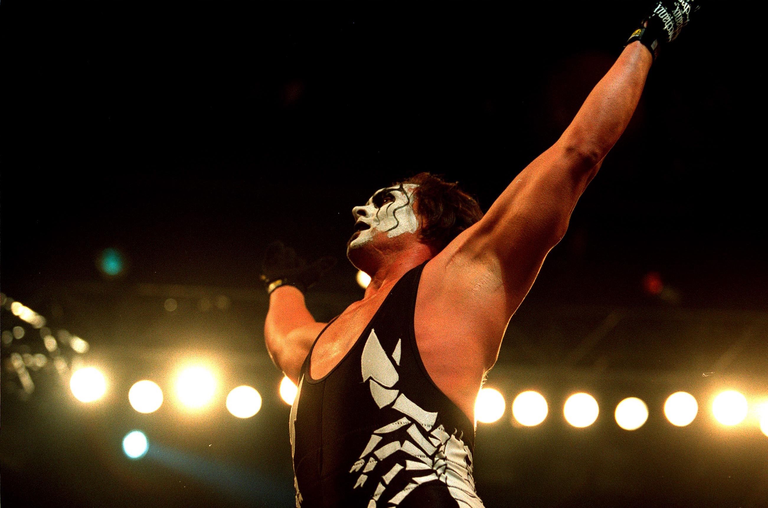 Sting stands victorious