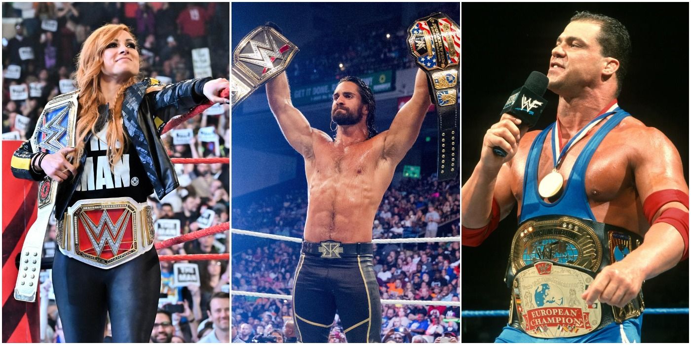 10 Wrestlers Who Held Two Singles Titles At The Same Time Featured Image