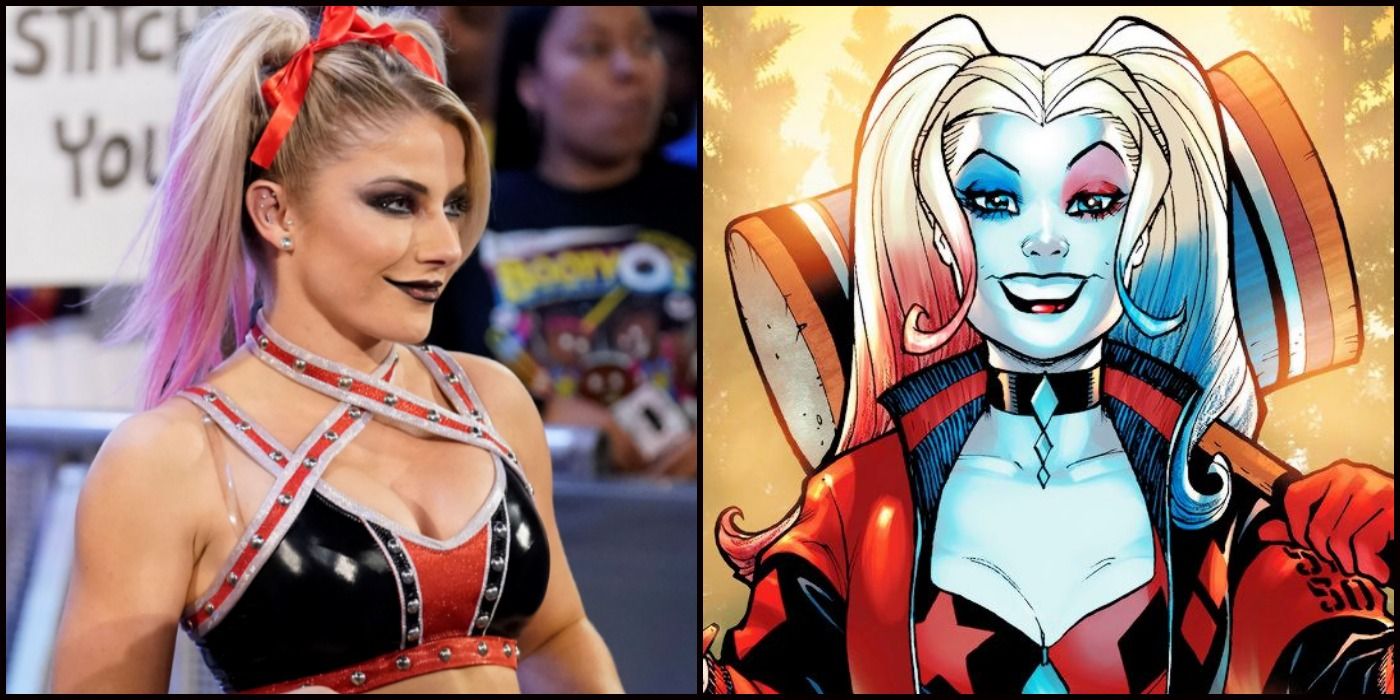 Alexa Bliss And Harley Quinn (& 8 Other DC Counterparts Of WWE Wrestlers)