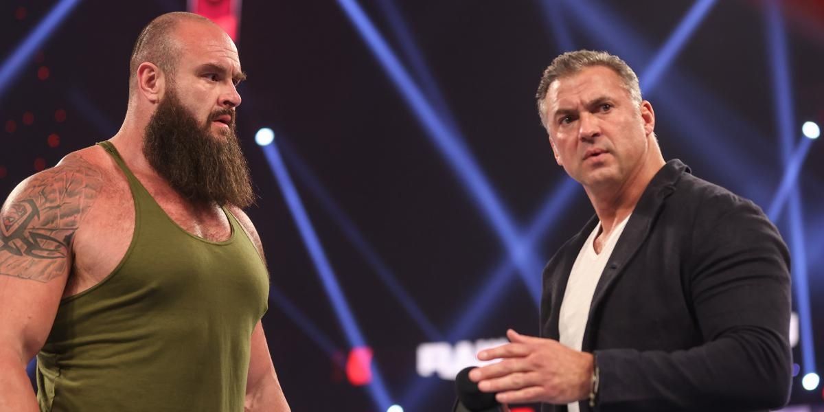 Braun Strowman and Shane McMahon