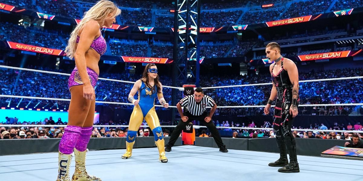 Charlotte v Nikki v Rhea SummerSlam 2021