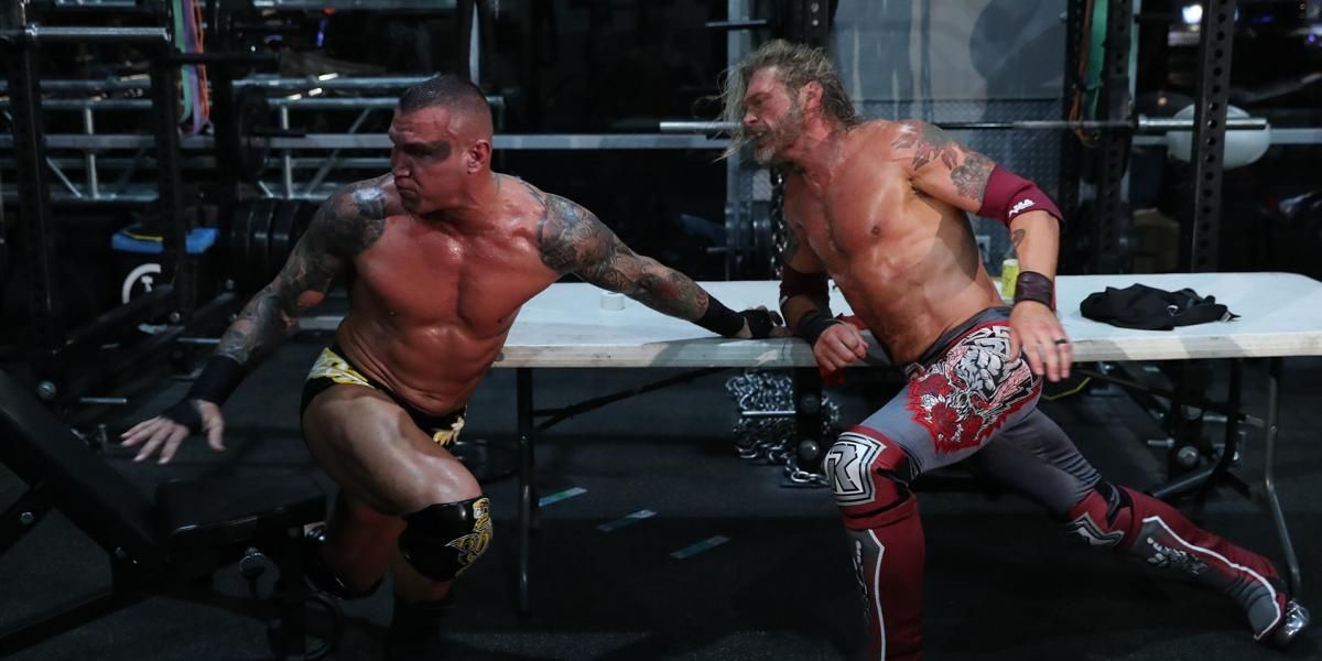 Edge v Randy Orton WrestleMania 36 Cropped