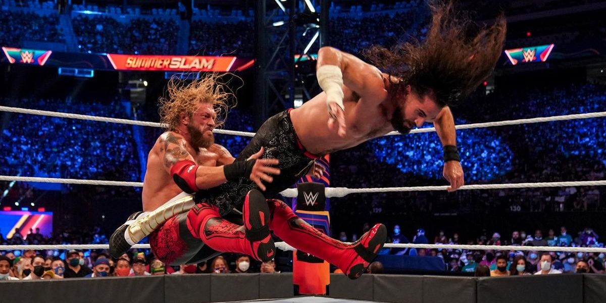 Edge vs Seth Rollins at SummerSlam 