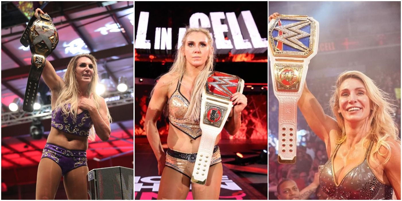 Charlotte Flair Women's Title Wins Feature