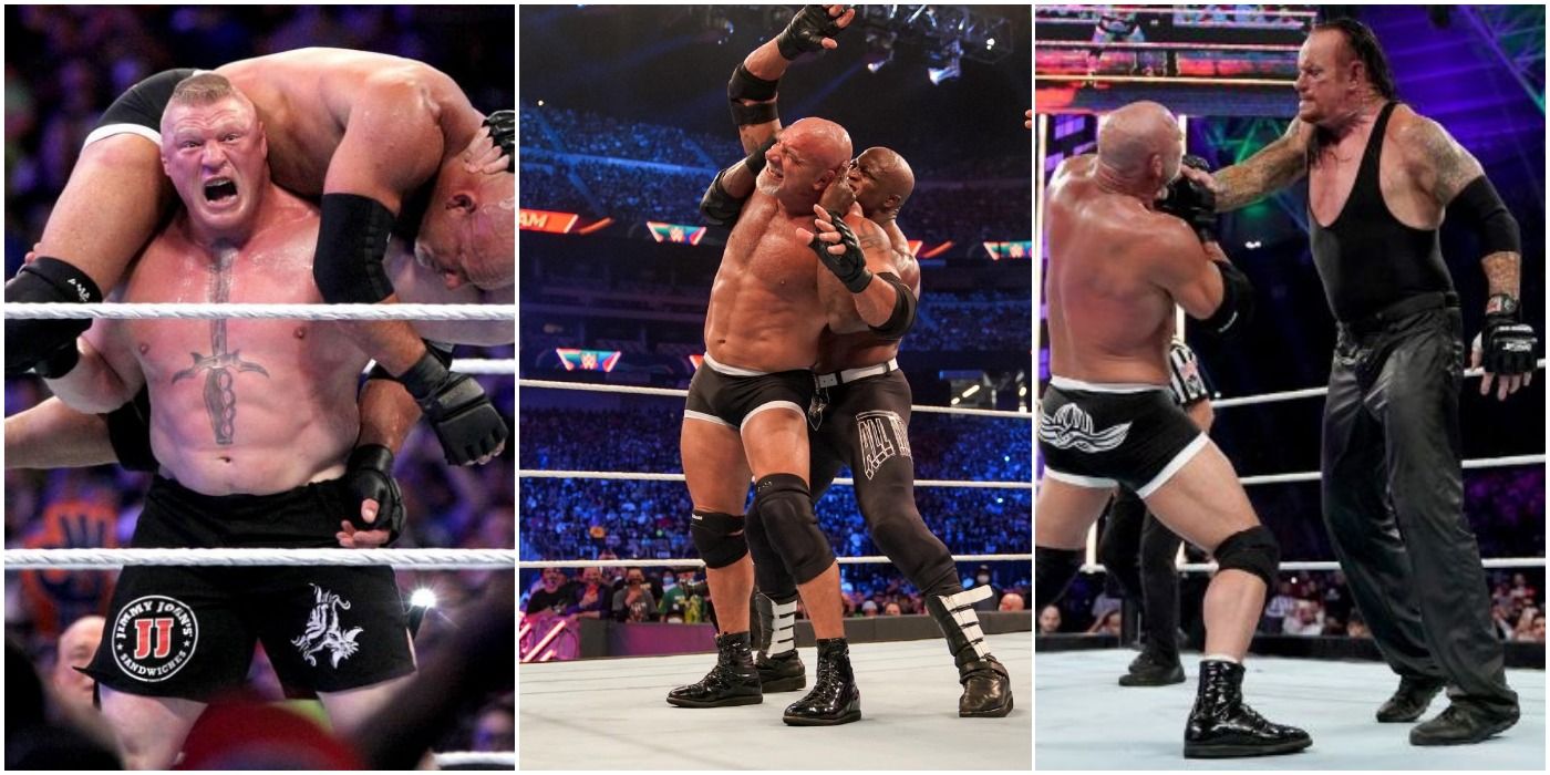 5 superstars who defeated goldberg