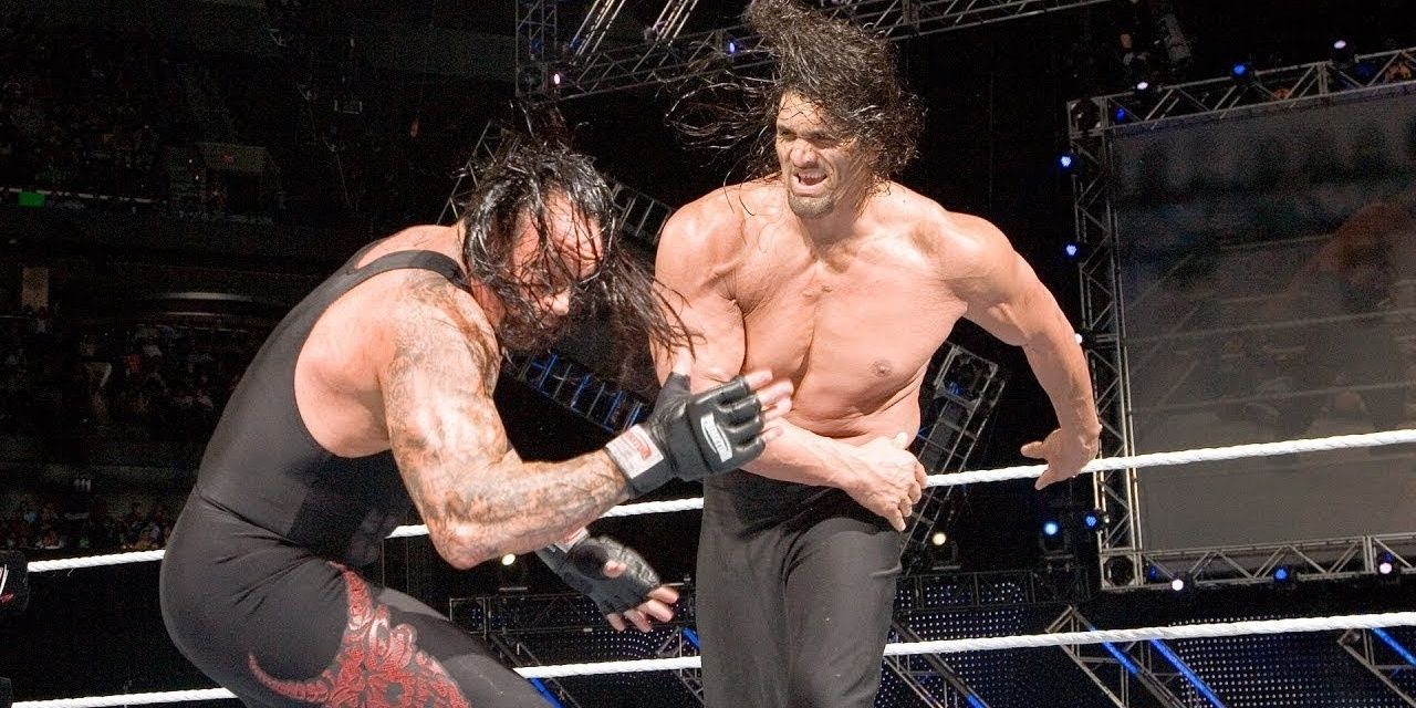 Great Khali hits The Undertaker