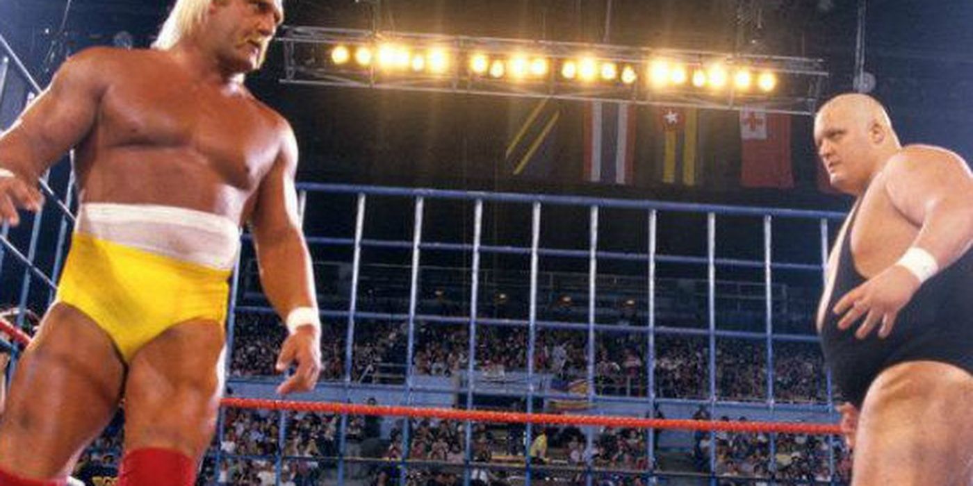 Paul orndorff vs discount hulk hogan steel cage