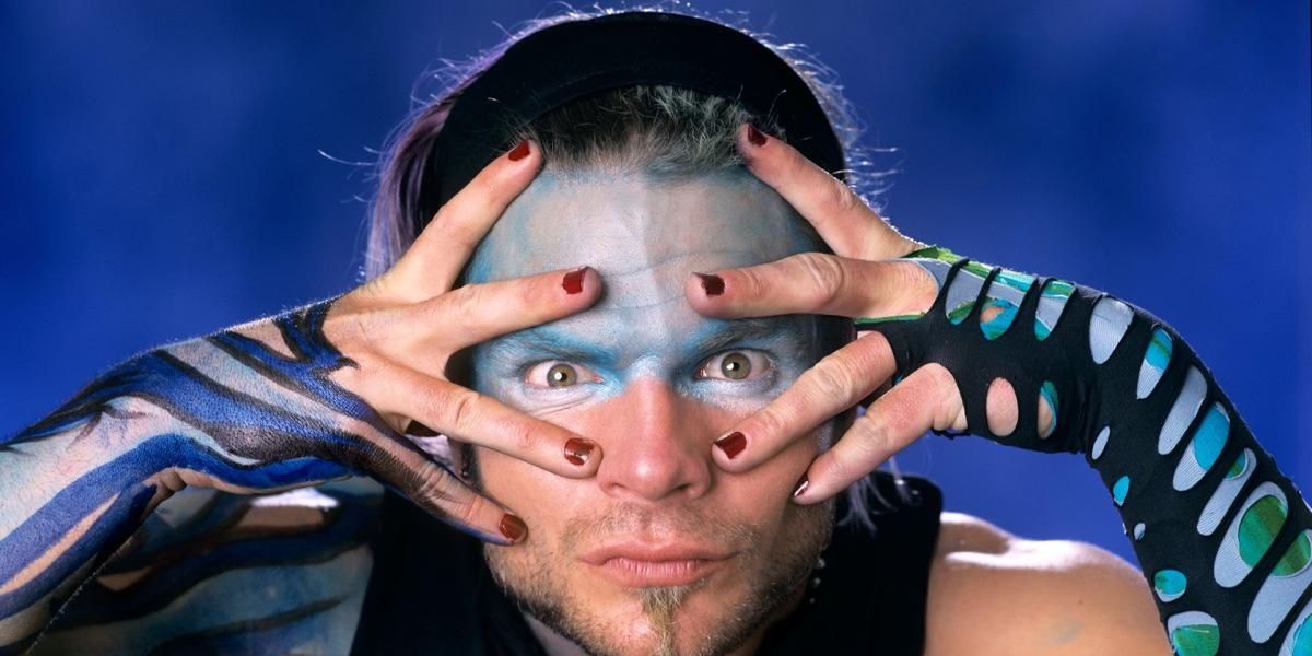 Jeff Hardy Blue Face Paint