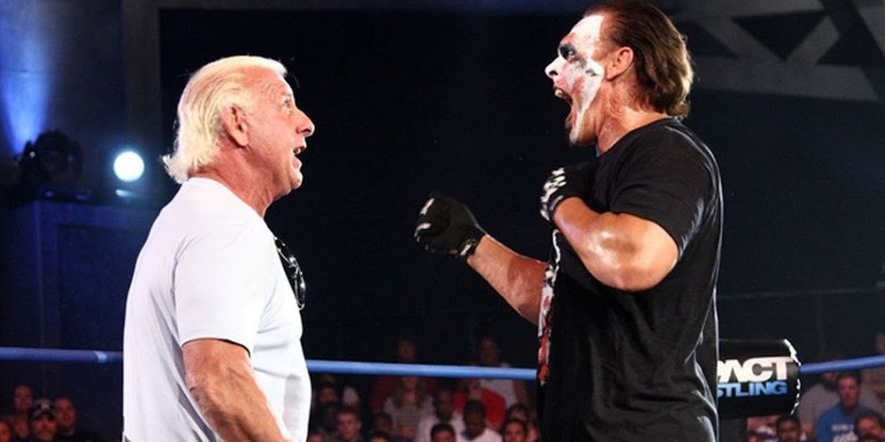Ric Flair and Sting in TNA