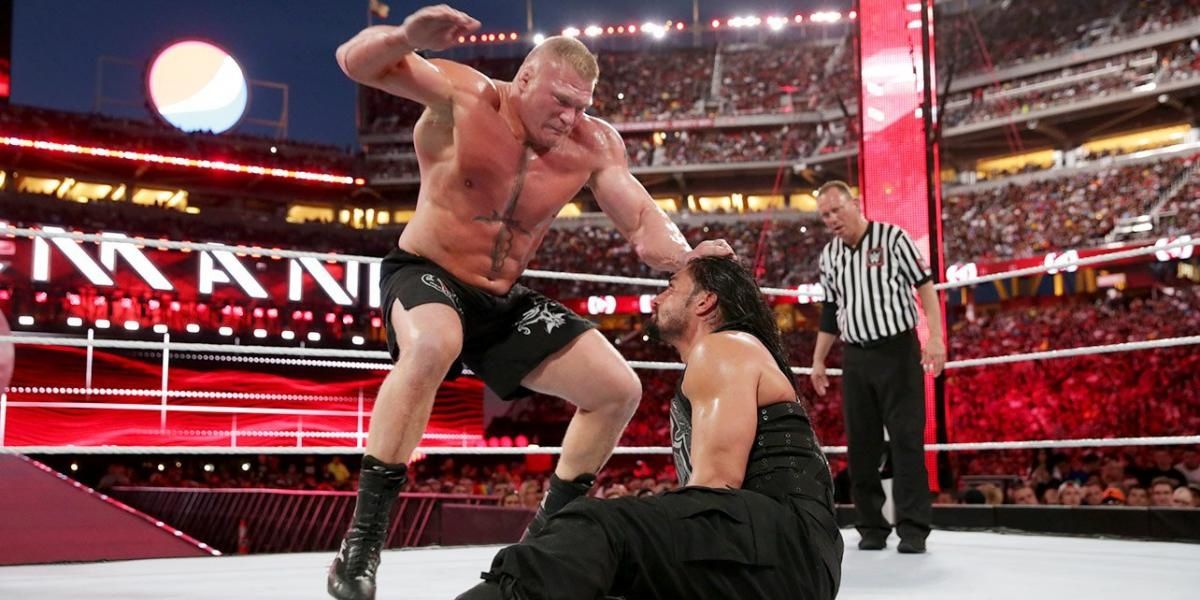 Lesnar v Reigns v Rollins WrestleMania 31