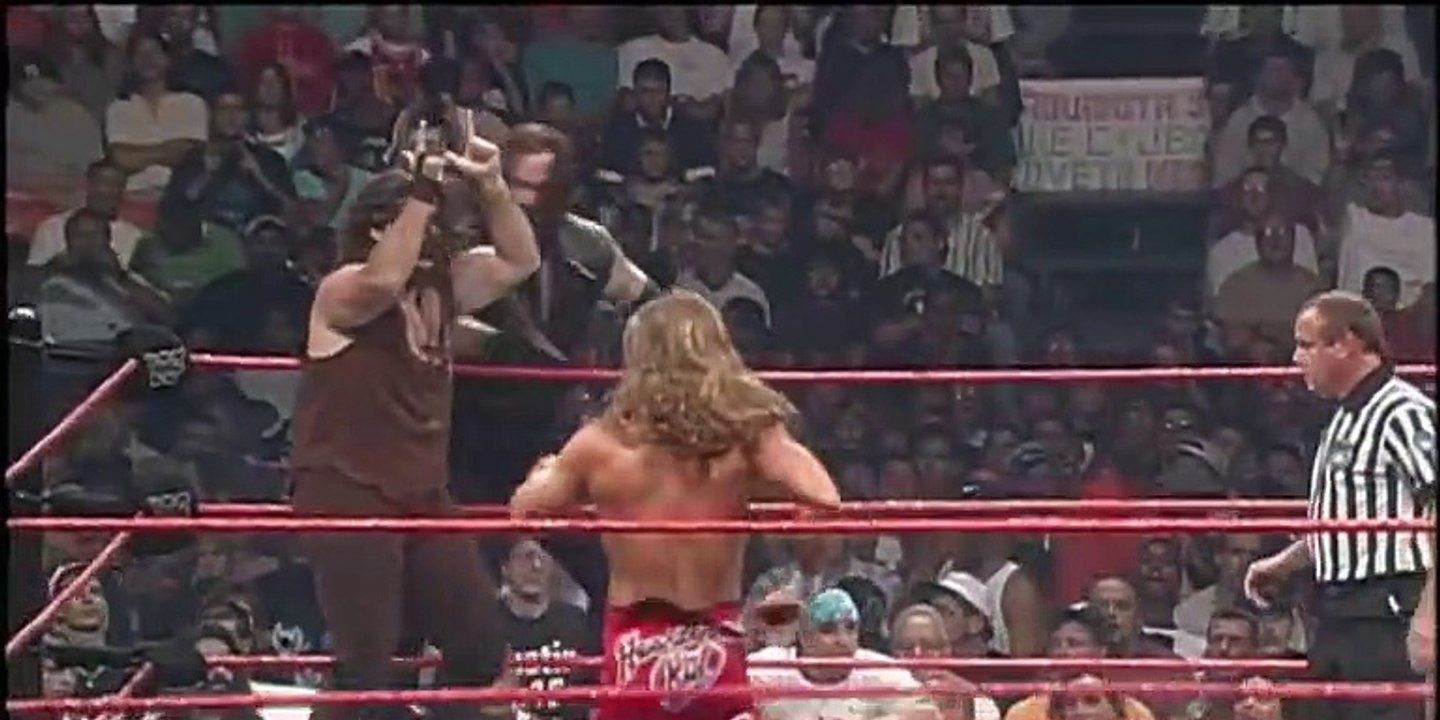 Shawn Michaels & Triple H v The Undertaker & Mankind Raw 1997 Cropped