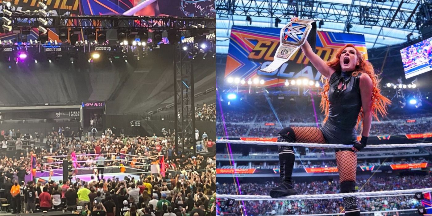 SummerSlam Live Seats Tarped Off, Becky Lynch Wins SmackDown Women's Championship