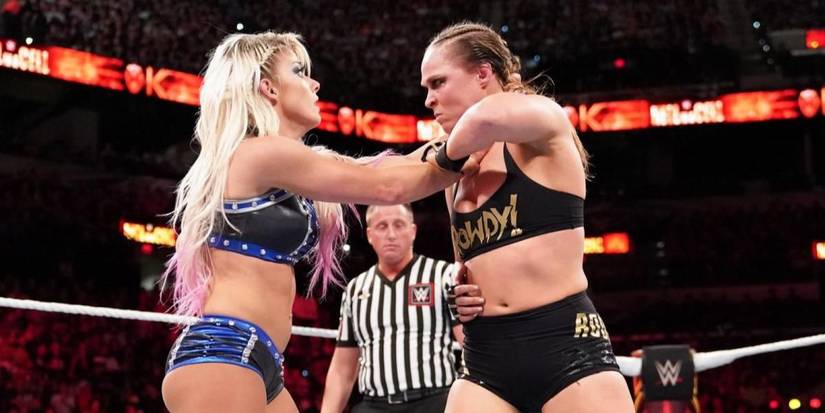 alexa bliss vs ronda rousey