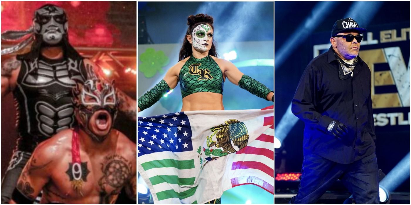 The Best Latino Wrestlers Currently In The WWE and AEW Today