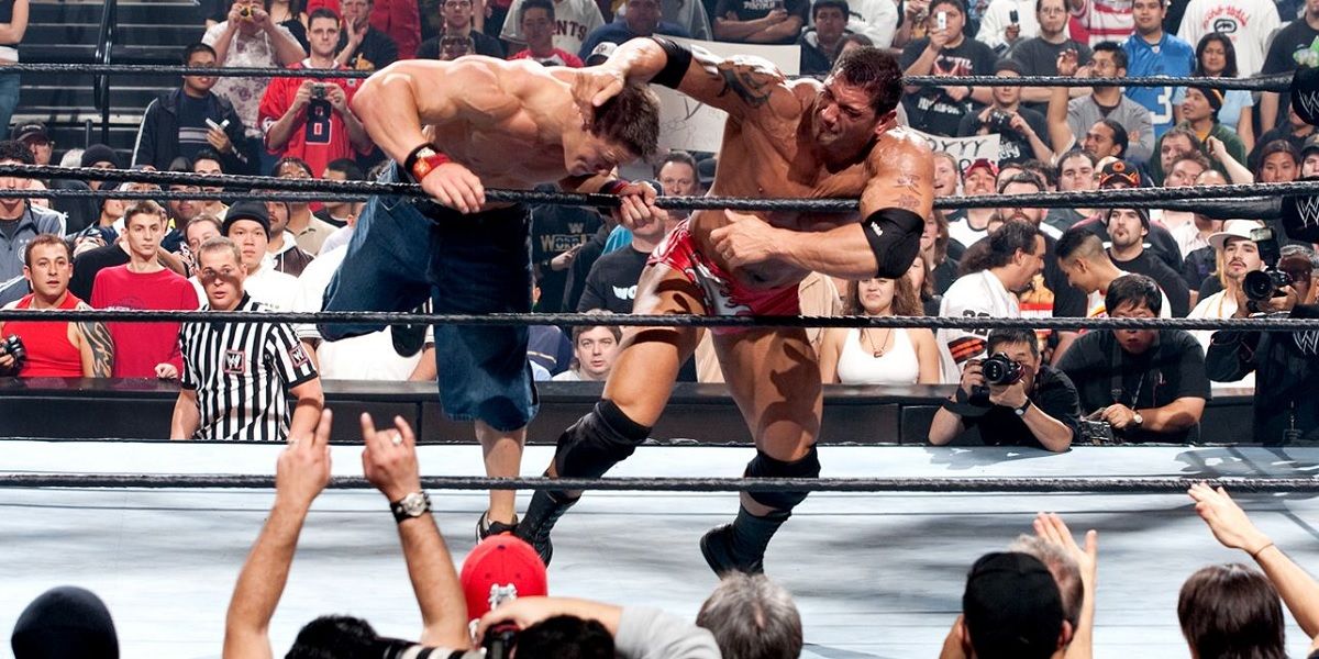 Batista Eliminates John Cena
