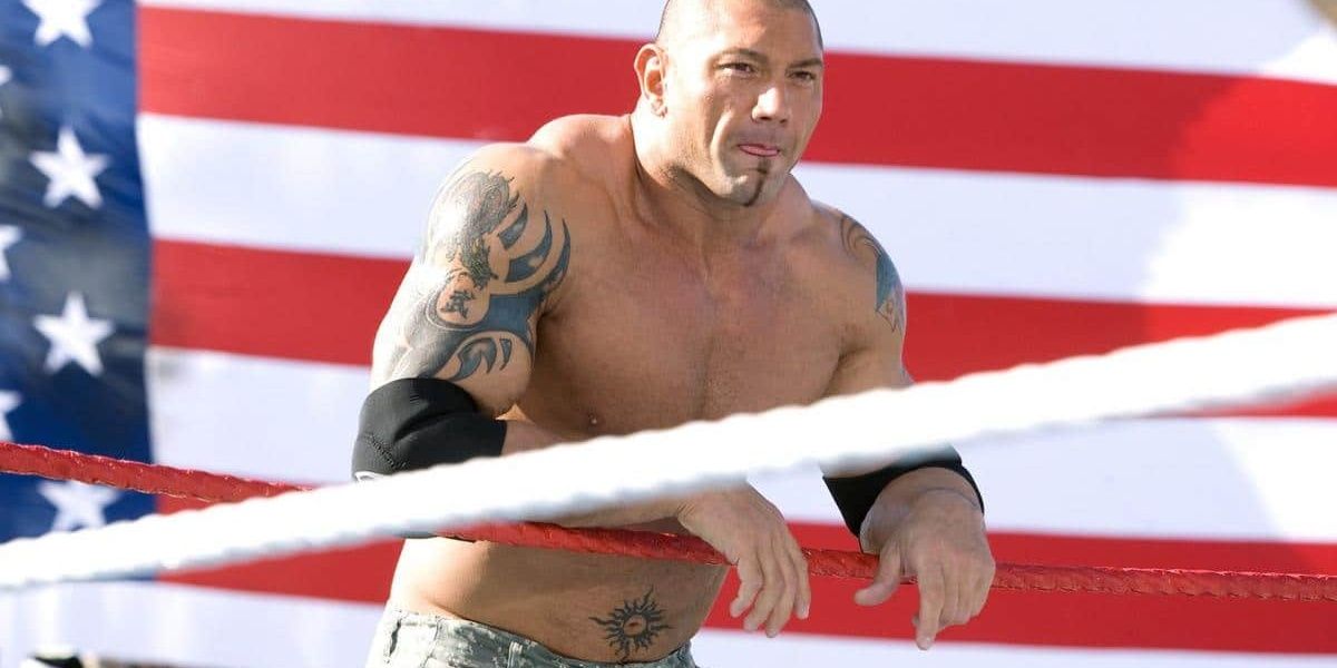 Batista with the sun tattoo Cropped