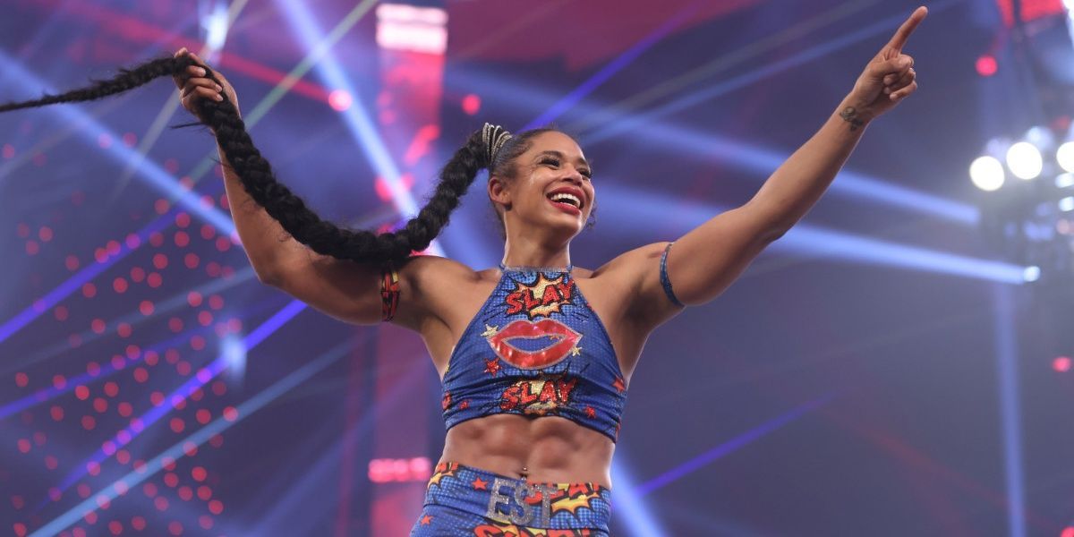 Bianca Belair Posing In The Ring