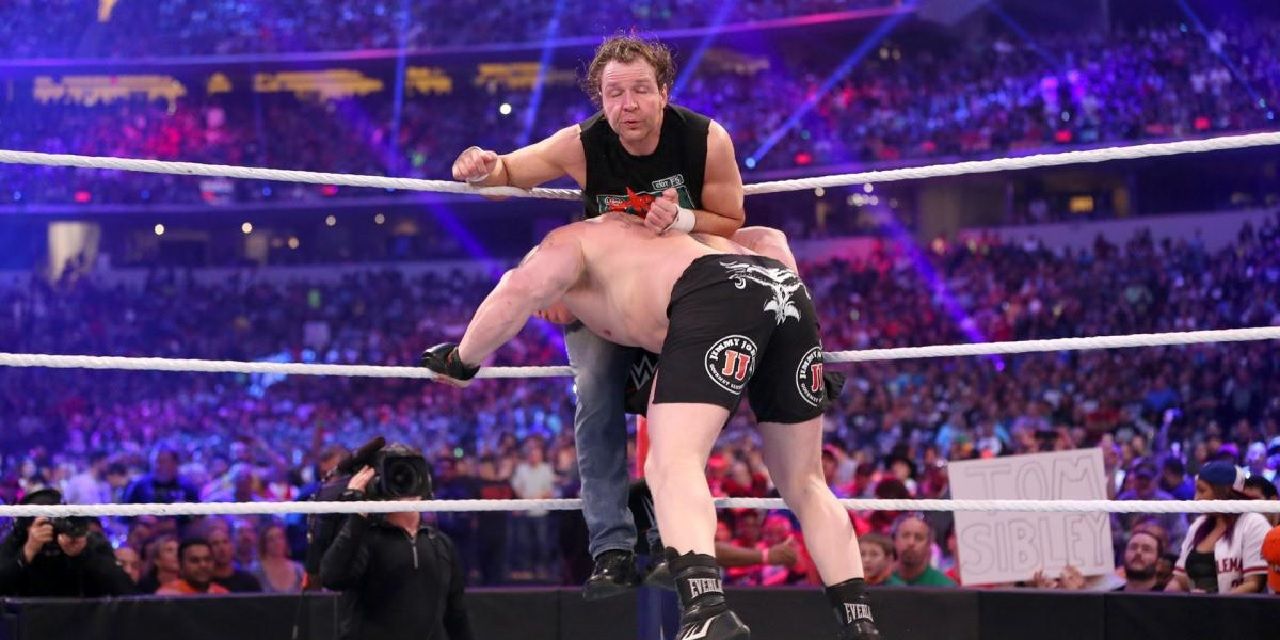 Brock Lesnar Vs Dean Ambrose