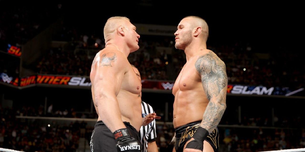 Brock Lesnar Vs Randy Orton