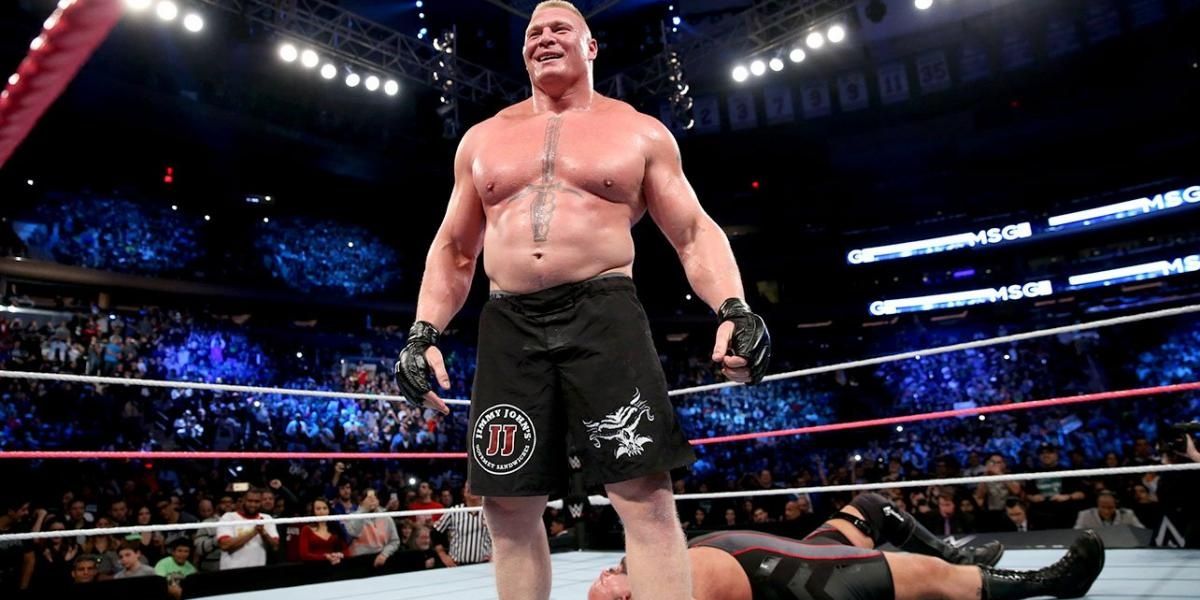Brock Lesnar defeats Big Show at MSG Cropped